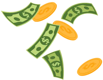 Infographic Image of Coins and Currency