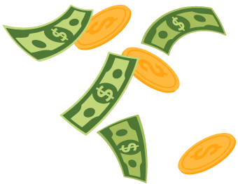 Infographic Image of Coins and Currency